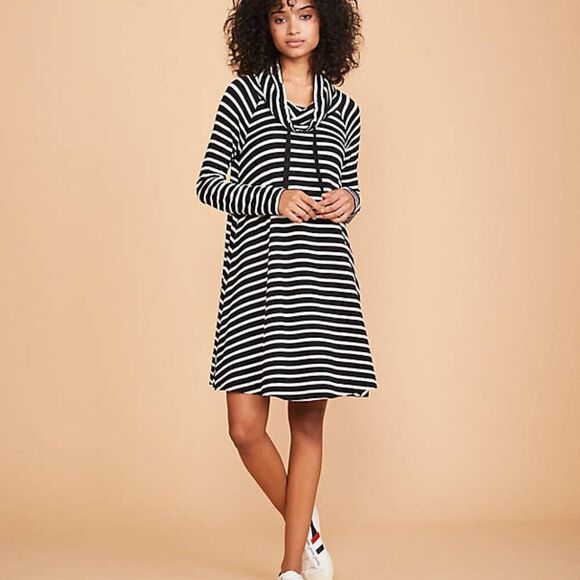 Coolibar Women's Black & White Striped SPF 50 Sun Protection Top Size XXL NWT - Picture 1 of 3